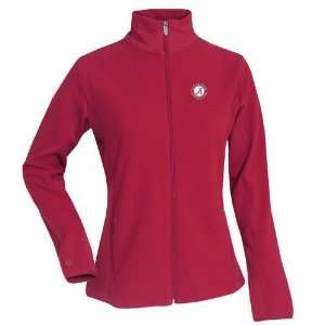   Antigua Womens Sleet Full Zip Jacket Cardinal Red