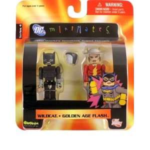  DC Universe MiniMates Wave 4 Golden Age Flash and Wildcat 