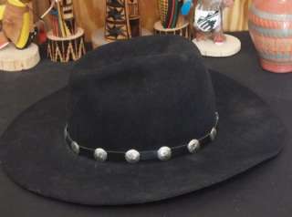 WONDERFUL NEW NAVAJO HAND MADE NICKLE SILVER HAT BAND W/ STAMPED 