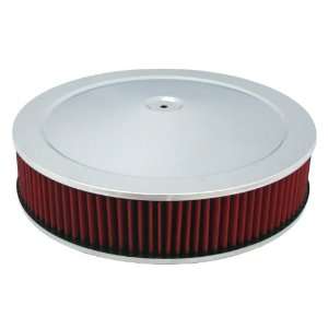   47602 14 x 3 Deluxe Air Cleaner with Red hpR Filter Automotive