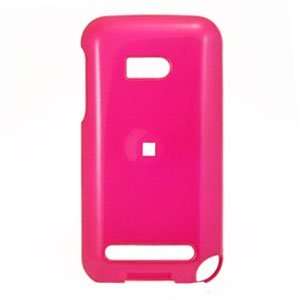  Solid Hot Pink Snap on Cover for HTC Touch Diamond 2 (CDMA 