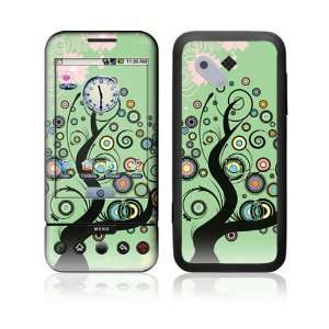 HTC Dream, T Mobile G1 Decal Skin   Girly Tree