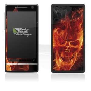  Design Skins for HTC Touch Diamond 2   Burning Skull 