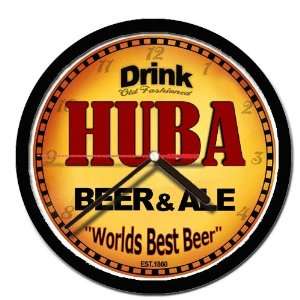  HUBA beer and ale cerveza wall clock 