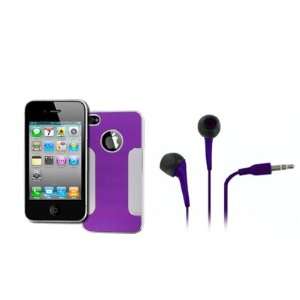 EMPIRE Apple iPhone 4 / 4S Stealth Hard Case Cover (Purple 