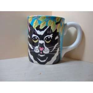  Black & White Cat Coffee Mug