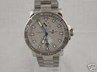 Ulysse Nardin Maxi Marine Diver Steel Watch Silver  