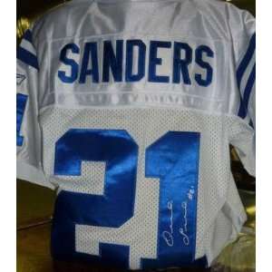 Bob Sanders Signed Uniform   White Home Rare PSA COA   Autographed NFL 