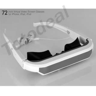 72Virtual Video Glasses Eyewear Iwear for Apple player  your private 