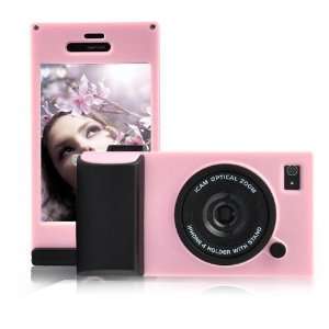  3 in 1 iCam iPhone 4 and 4S Jacket Pack PINK Electronics