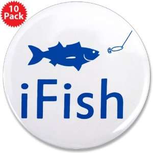  3.5 Button (10 Pack) iFish Fishing Fisherman Everything 