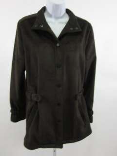 CALVIN KLEIN Brown Long Sleeve Jacket Coat Sz M  