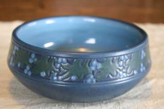 RARE Marblehead Pottery Hand Decorated Bowl   