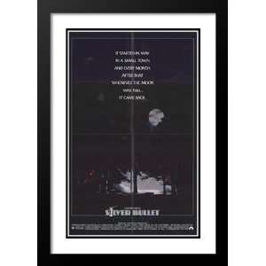 Silver Bullet 20x26 Framed and Double Matted Movie Poster   Style A 