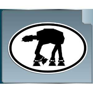  AT AT Imperial Walker Euro Style VInyl Decal Sticker Star 
