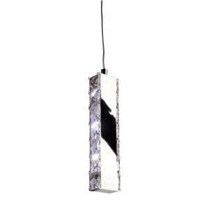 Eternity Collection 3 Light 4 Chrome Mini Pendant with Clear Crystal 
