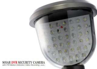 Solar DVR Security Camera with PIR Motion Detection Video Recording 