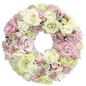  Blush Roses Wreath 
