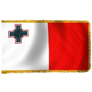  Malta Flag 6X10 Foot Nylon PH and FR Patio, Lawn & Garden