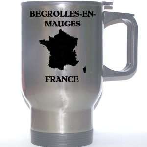  France   BEGROLLES EN MAUGES Stainless Steel Mug 