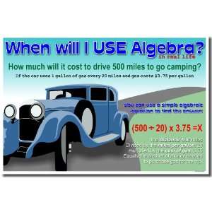  When Will I Use Algebra in Real Life?   NEW Classroom Math 