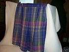 LLOYD Brown Poly/Wool Plaid Pleated Skirt size 10 ?  
