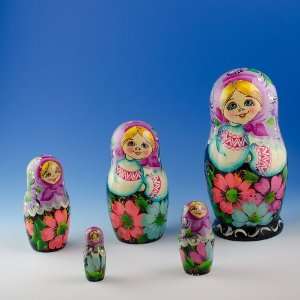   Maiden Russian Nesting Dolls, Matryoshka, Matreshka