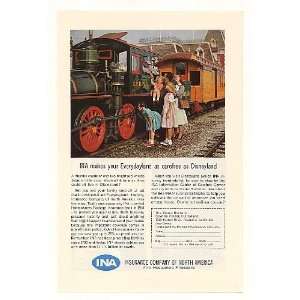   Train INA Insurance Co North America Print Ad