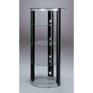  Planet 3  5 Glass Shelf Component Tower