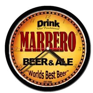  MARRERO beer and ale cerveza wall clock 