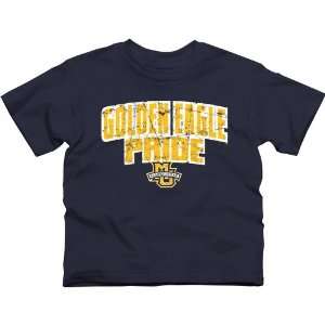  Marquette Golden Eagles Youth State Pride T Shirt   Navy 