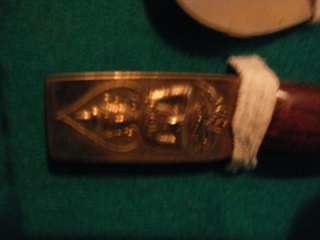 Vintage Wood Boxed~James Quality Jewellers~Brass/Wood Bar Set~Bangkok 