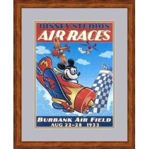 Mickeys Air Races by Disney   Framed Artwork 