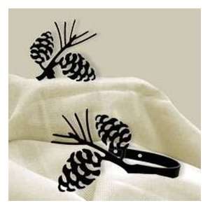  Pine Cone Tie Backs