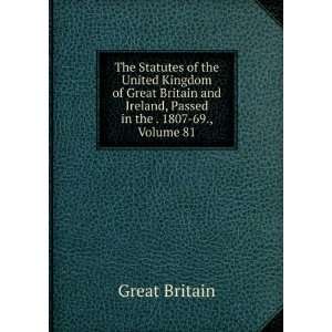  The Statutes of the United Kingdom of Great Britain and 