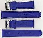   Genuine 24mm Navy Blue Micro Fiber Lorica Watch Strap IS42 BRAND NEW