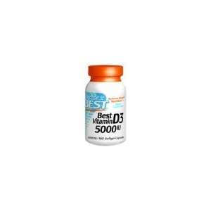  Best Vitamin D3 5000 IU 180 sgels by Doctors Best Health 