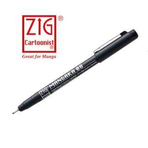  Zig Cartoonist Mangaka Marker Pen   0.8mm Tip   Black 