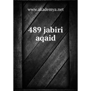  489 jabiri aqaid www.akademya.net Books