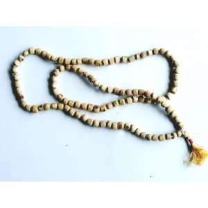  Mala Basil Japa Mala (108+1) Beads Meditation Rosary Yoga Full Mala 