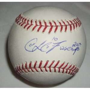 Coco Crisp Autographed Major League Basebal W/PROOF, Picture of Coco 