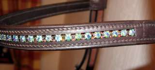 FSS Sparkly Crystal Browband Noseband BLING SHOW BRIDLE WITH SWAROVSKI 