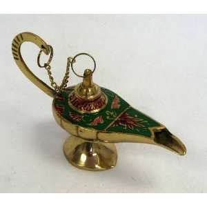  5 Genie Lamp  Ornate Aladdin Incense Burner