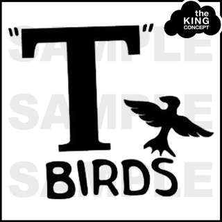 Birds Iron On T Shirt Transfer Grease Jacket T Bird John Travolta 