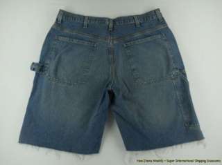 Calvin Klein CK Mens Cut Off Shorts Waist Sz 35 36 KEVJ  