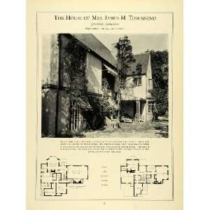  1928 Article James M Townsend Home Greenwich Connecticut 
