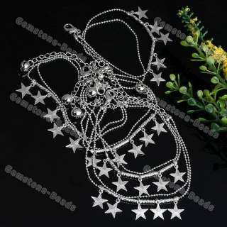 5X Lot Star Copper Link Chain Bracelet Bangle Free Ship  