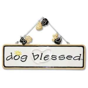  New Jast be PAWS Dog Blessed Plaque 2x7 w/ Raised 