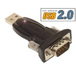 USB 2.0 Serial RS 232 DB 9 MINI Adapter with Detachable Extension 