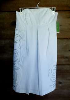 NWT Womens Lilly Pulitzer Betsey Dress Classic White 00  